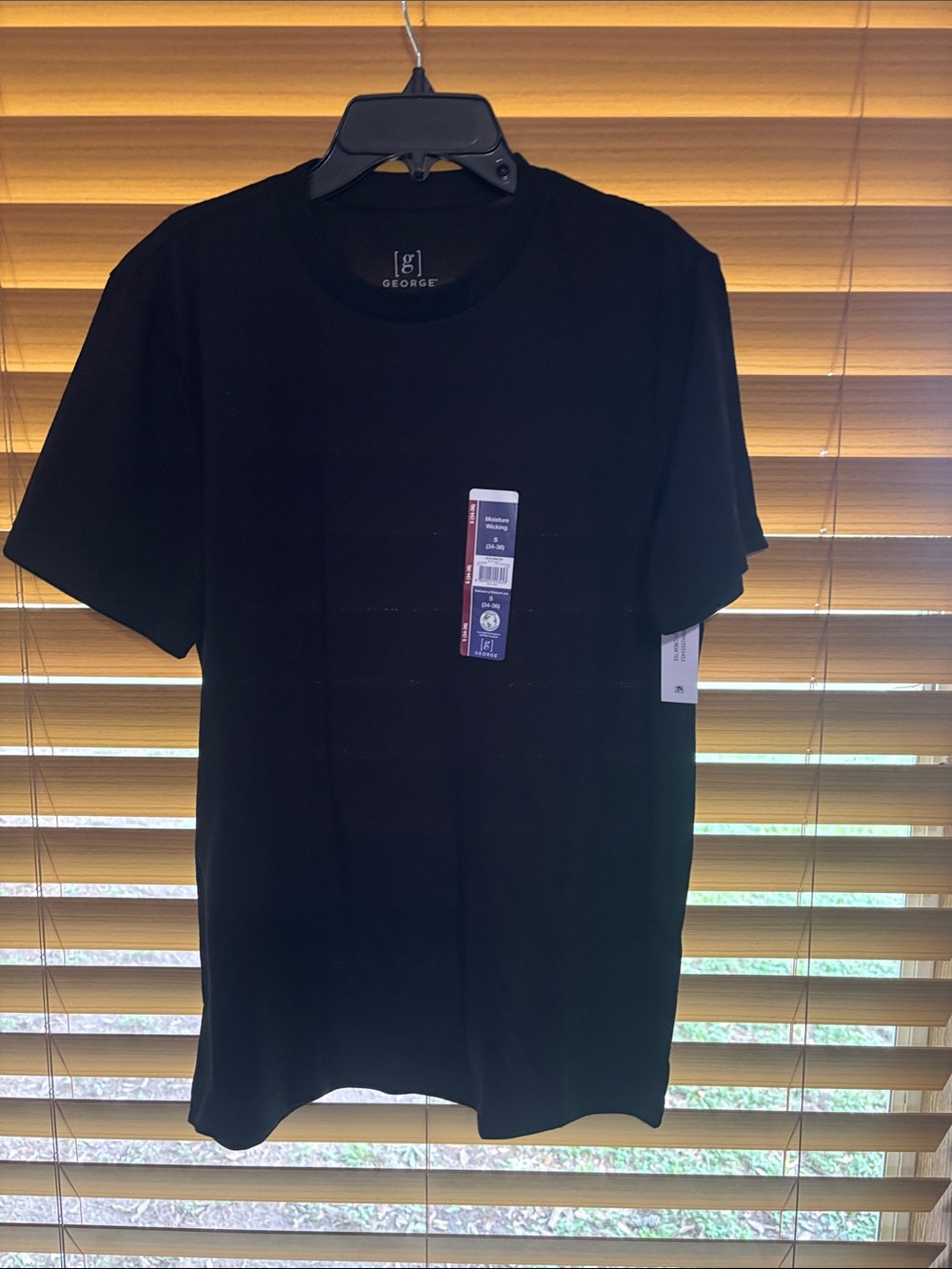 George Men’s Black Short-Sleeve Crew T-Shirt
